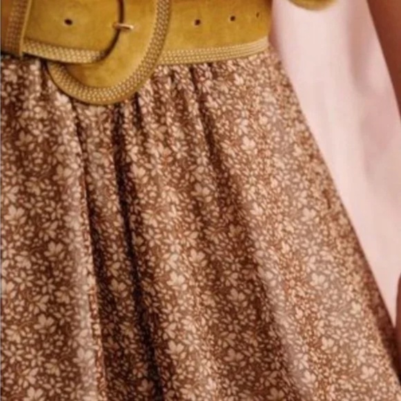 NWOT Sézane Maria Skirt Calanques print 36 (4) - Picture 2 of 9